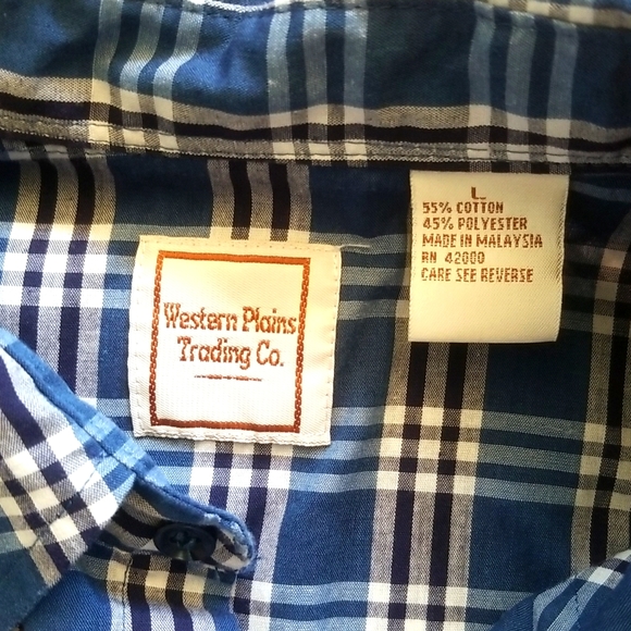 3 for $15 New Western Plains Button Up Shirt - Picture 4 of 4